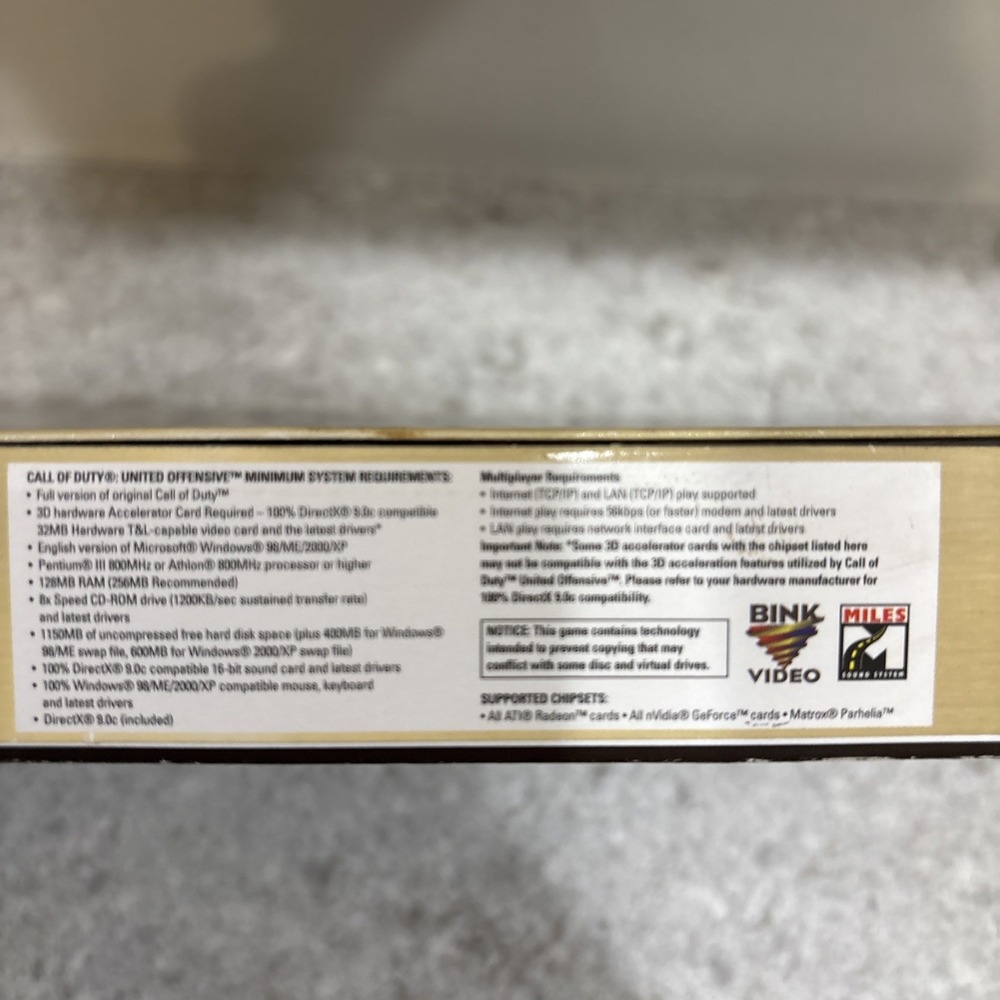Call of Duty Deluxe Edition Game Of The Year & United Offensive* Box Set - Picture 8 of 14